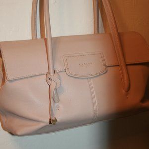Radley London leather handbag pale blush Burnham Beeches style